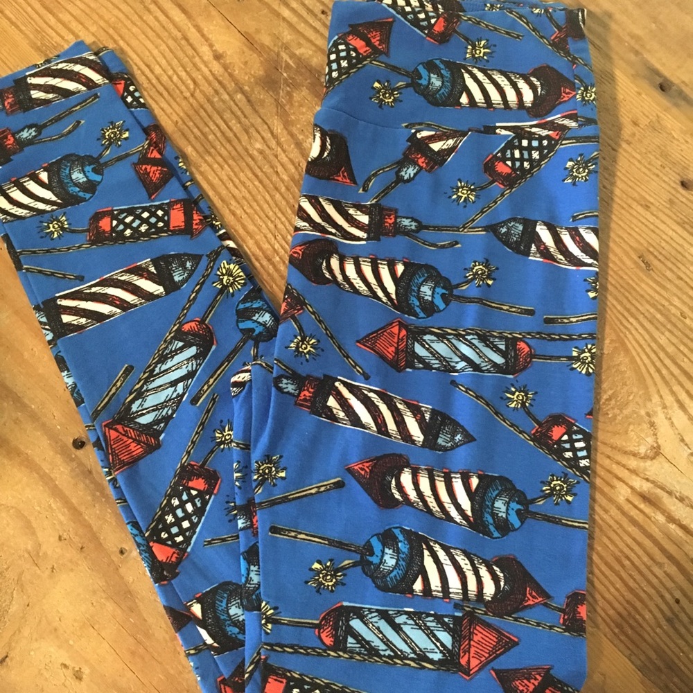 Lularoe OS firework leggings